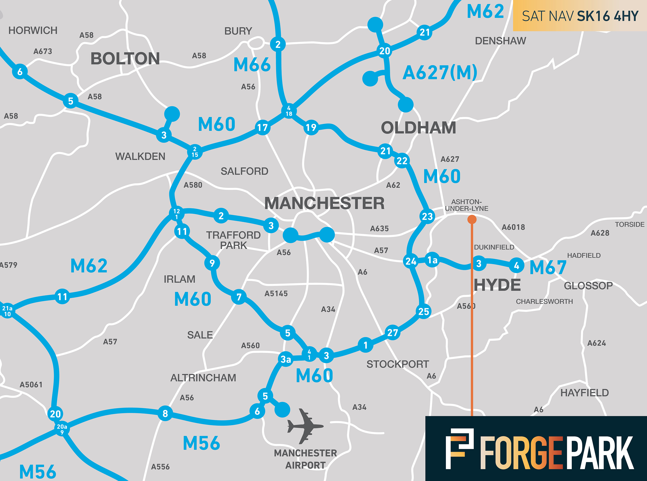 Forge Park location map
